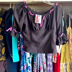 NWT pinup blouse large